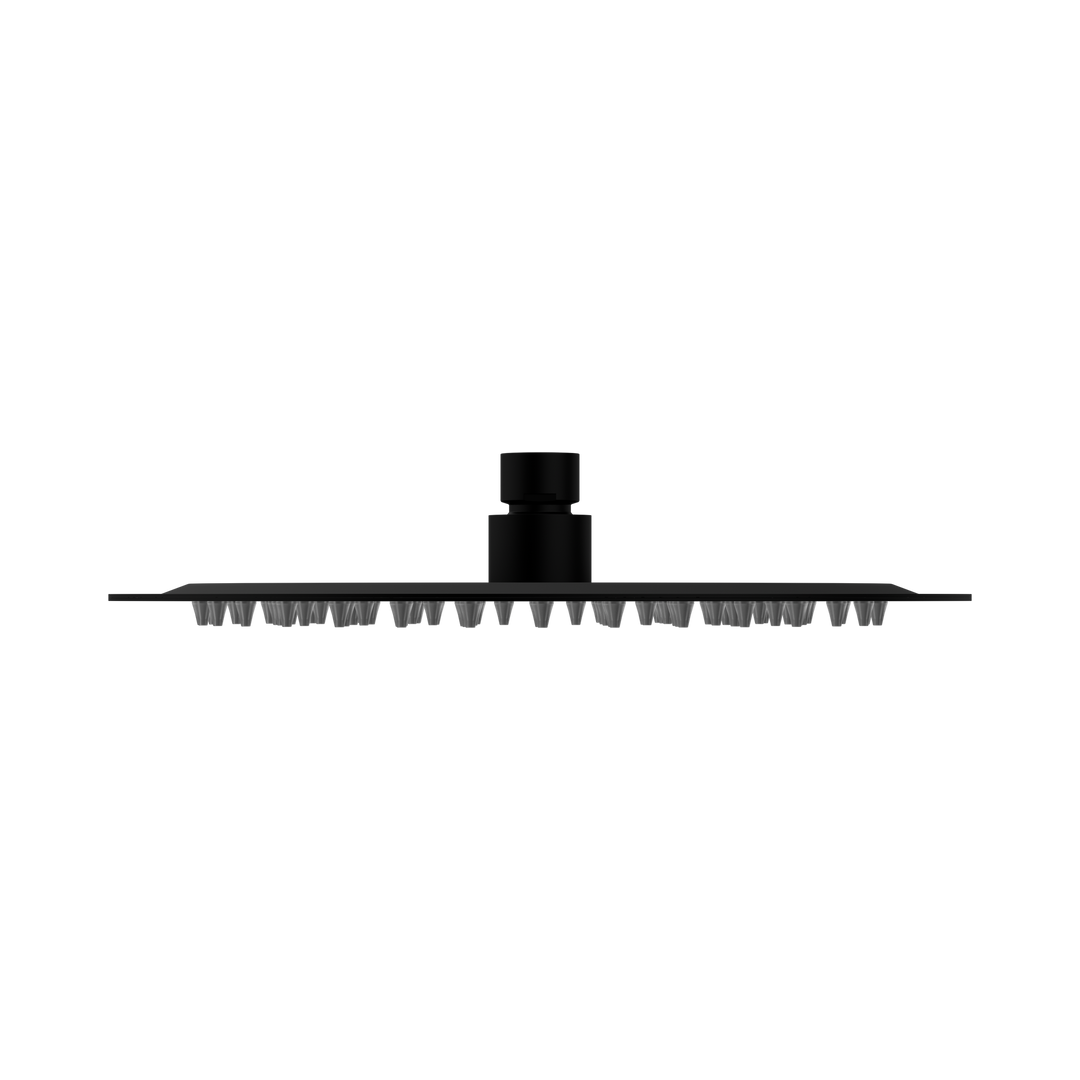 Nero 250mm Round SS Shower Head Matte Black