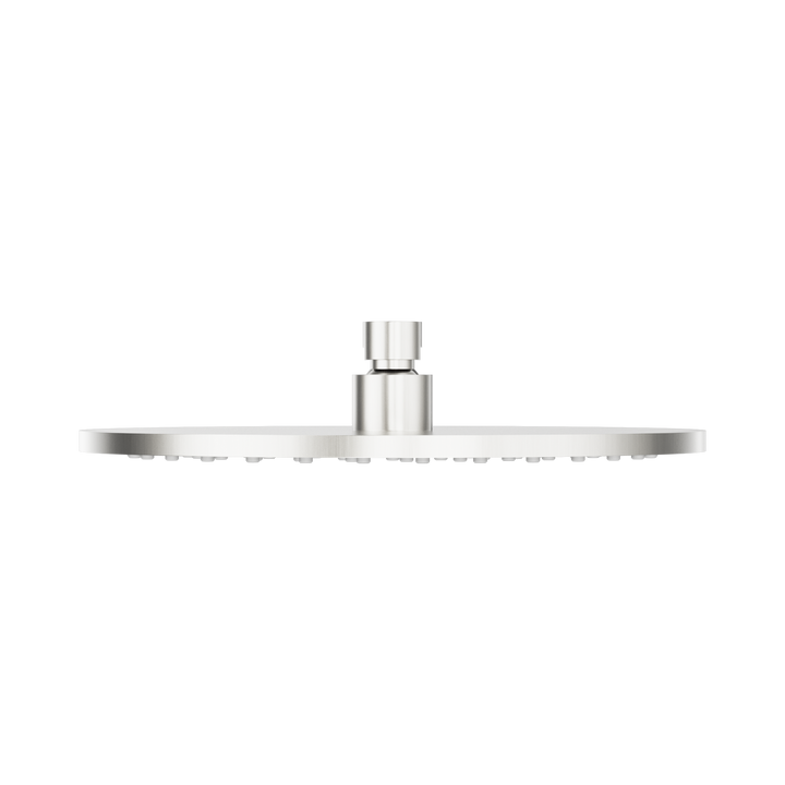 Nero 250mm Round Metal Shower Head II Brushed Nickel