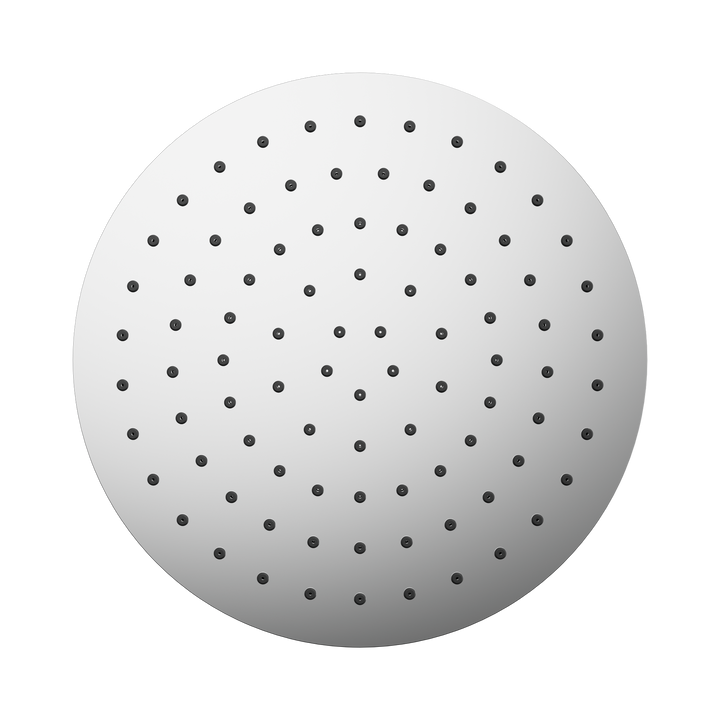 Nero 250mm Round Metal Shower Head II Chrome