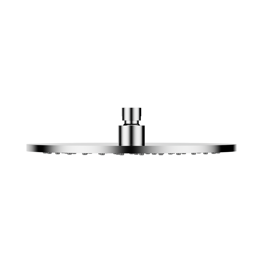 Nero 250mm Round Metal Shower Head II Chrome