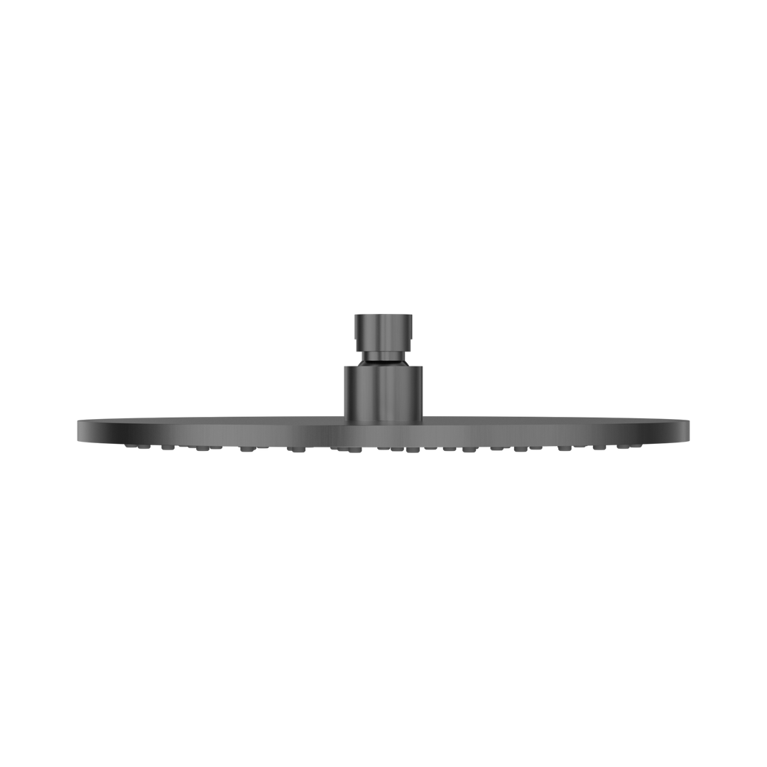 Nero 250mm Round Metal Shower Head II Gun Metal