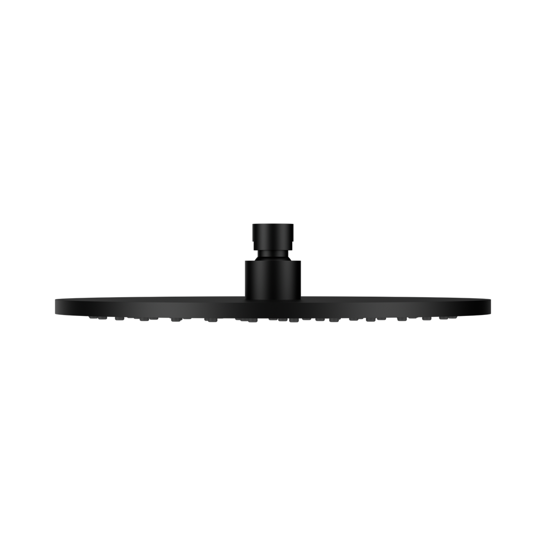 Nero 250mm Round Metal Shower Head II Matte Black