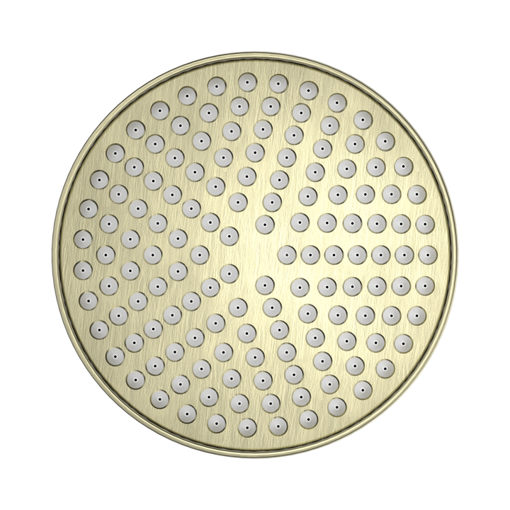 Nero York 200mm Shower Head Aged Brass