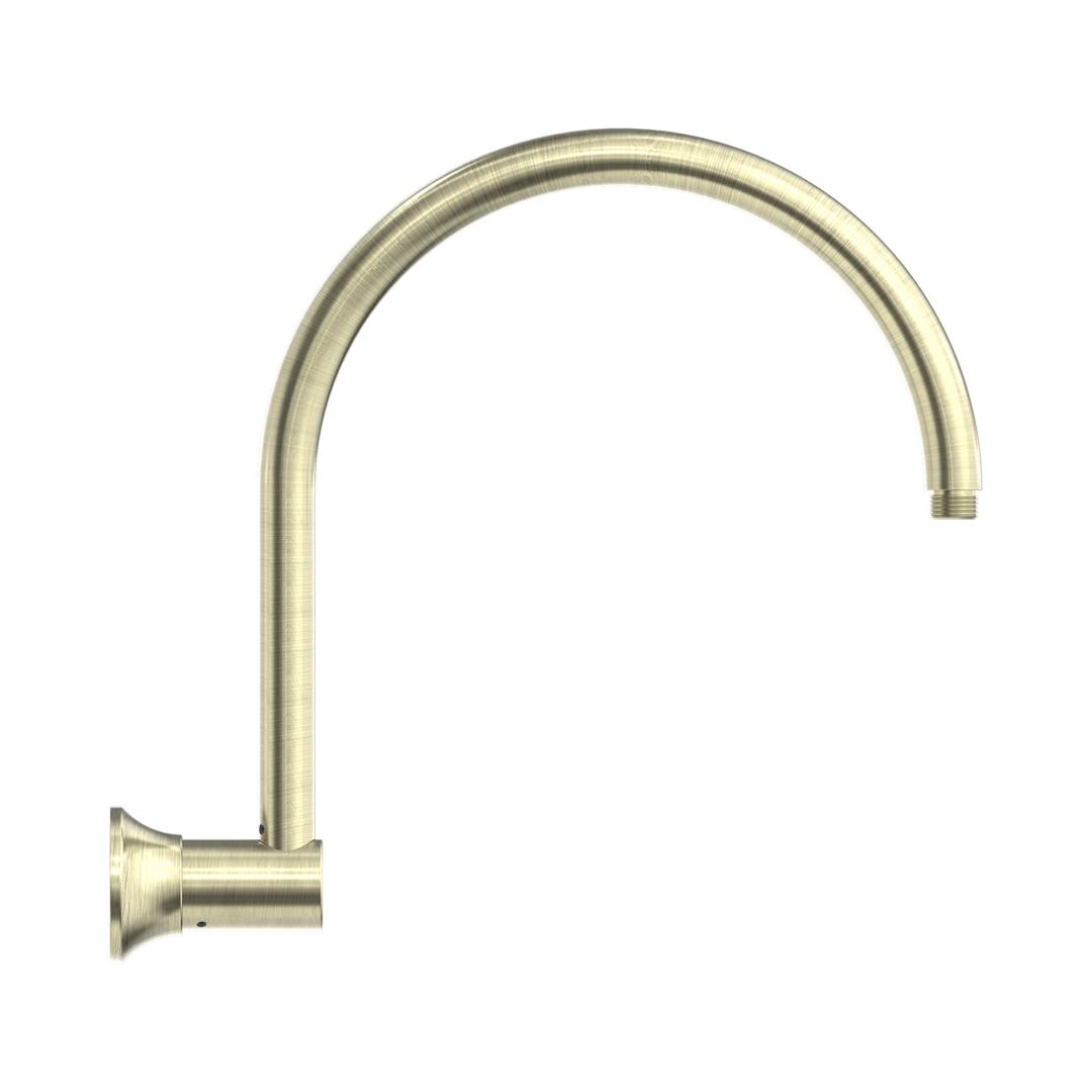 Nero York Shower Arm Aged Brass