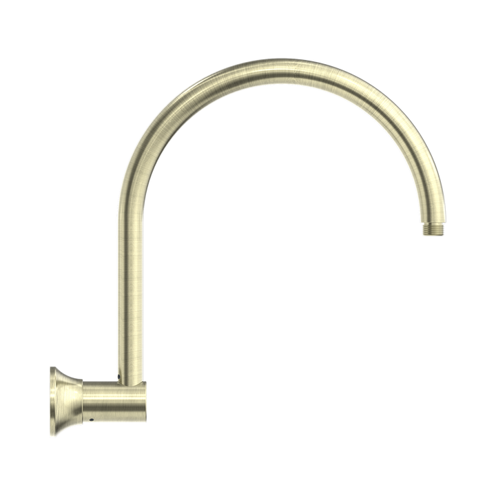 Nero York Shower Arm Aged Brass