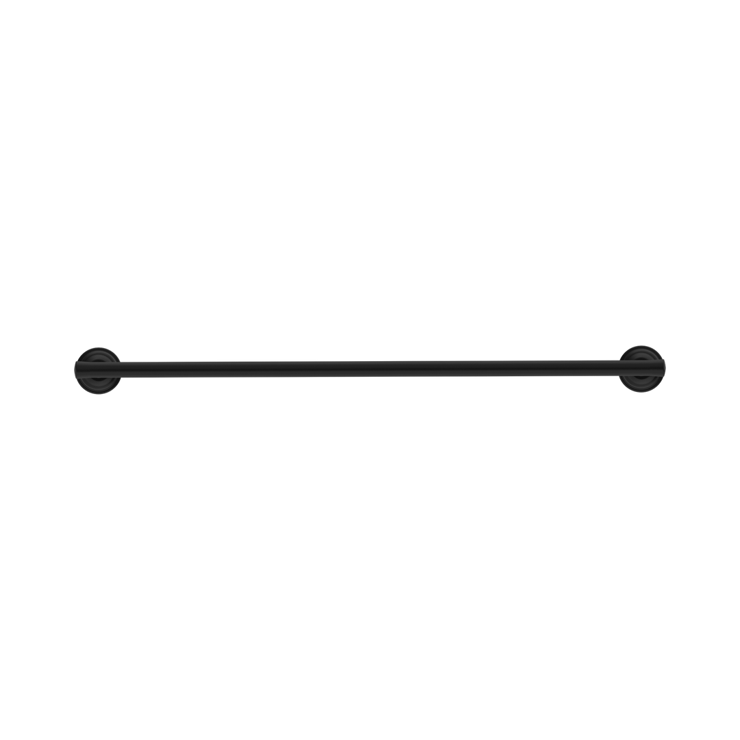 Nero York Double Towel Rail 600mm CP Matte Black