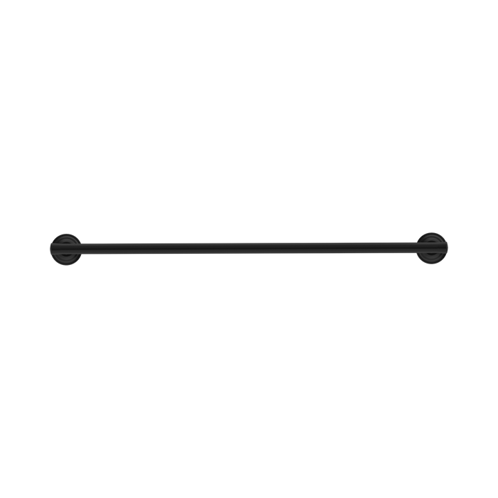 Nero York Double Towel Rail 600mm CP Matte Black