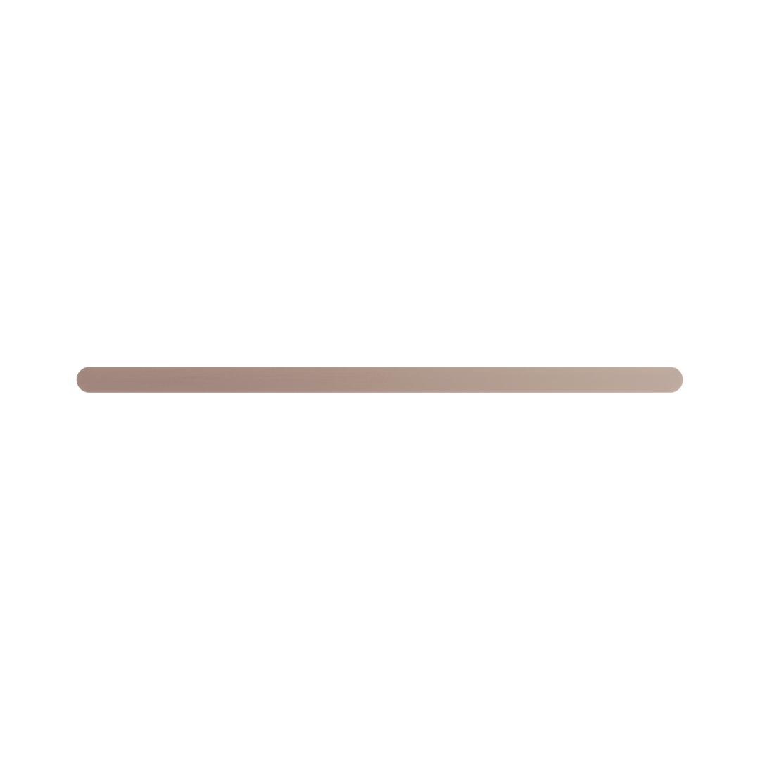 Nero Bianca Double Towel Rail 600mm Brushed Bronze