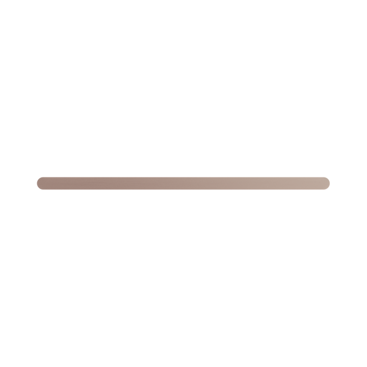 Nero Bianca Double Towel Rail 600mm Brushed Bronze