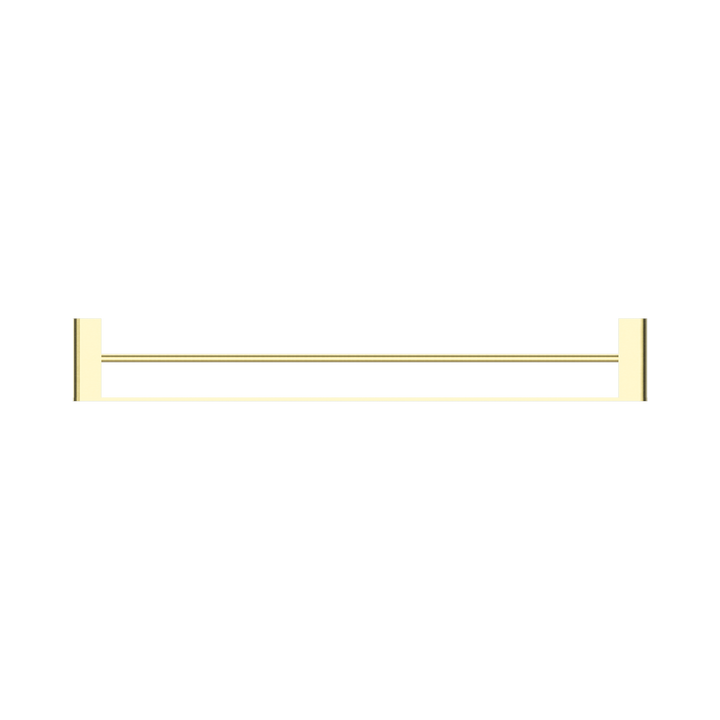 Nero Bianca Double Towel Rail 800mm Brushed Gold