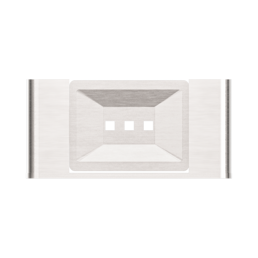 Nero Bianca Soap Dish Holder Brushed Nickel