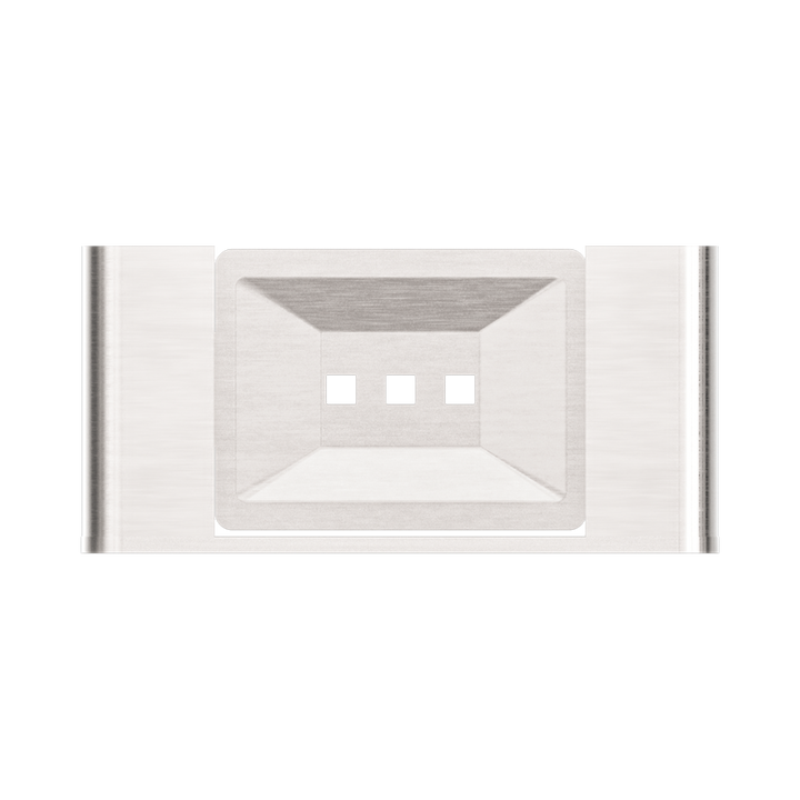 Nero Bianca Soap Dish Holder Brushed Nickel