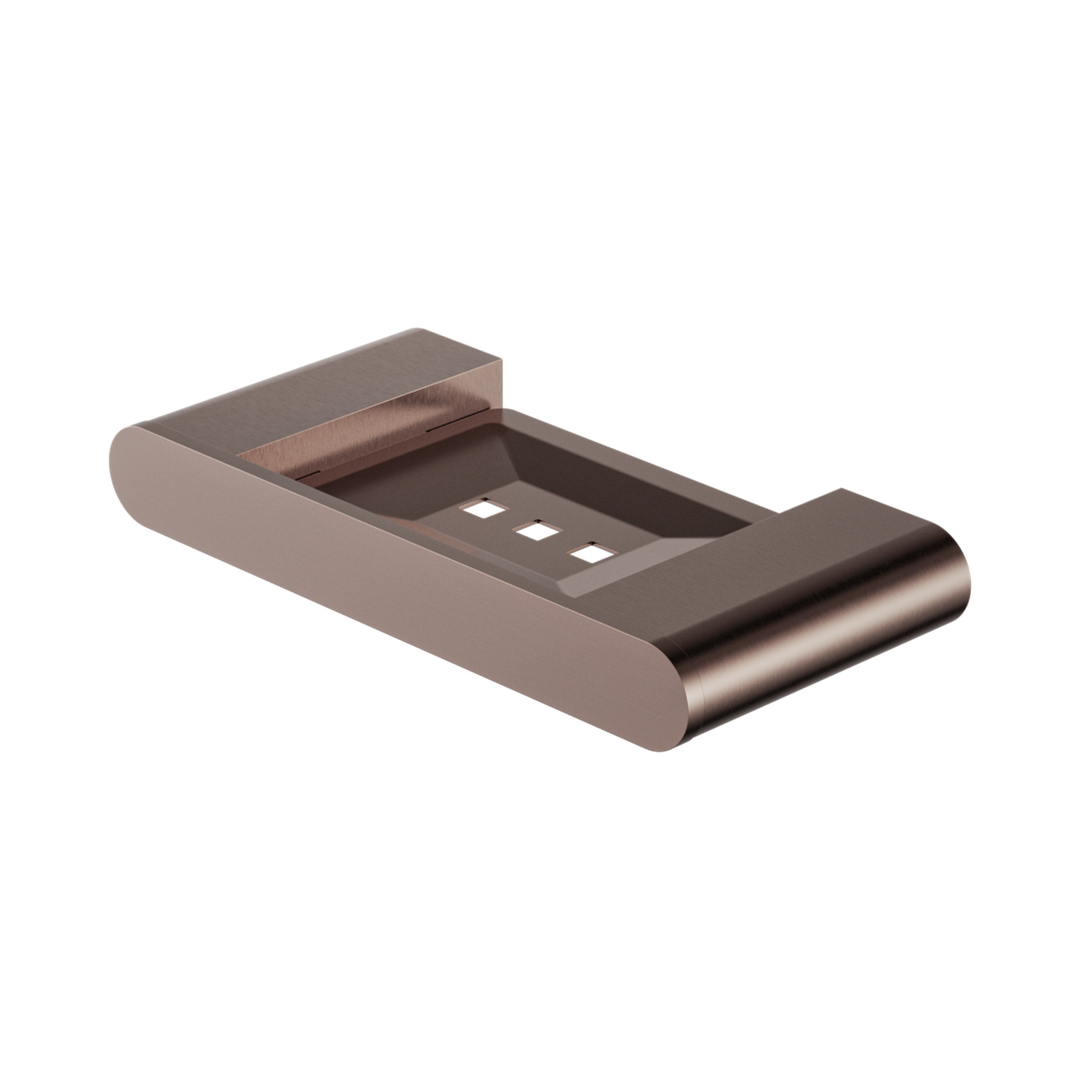 Nero Bianca Soap Dish Holder Brushed Bronze