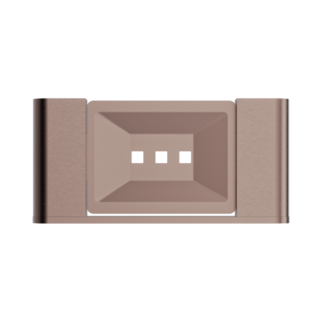 Nero Bianca Soap Dish Holder Brushed Bronze