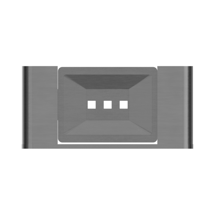 Nero Bianca Soap Dish Holder Gun Metal