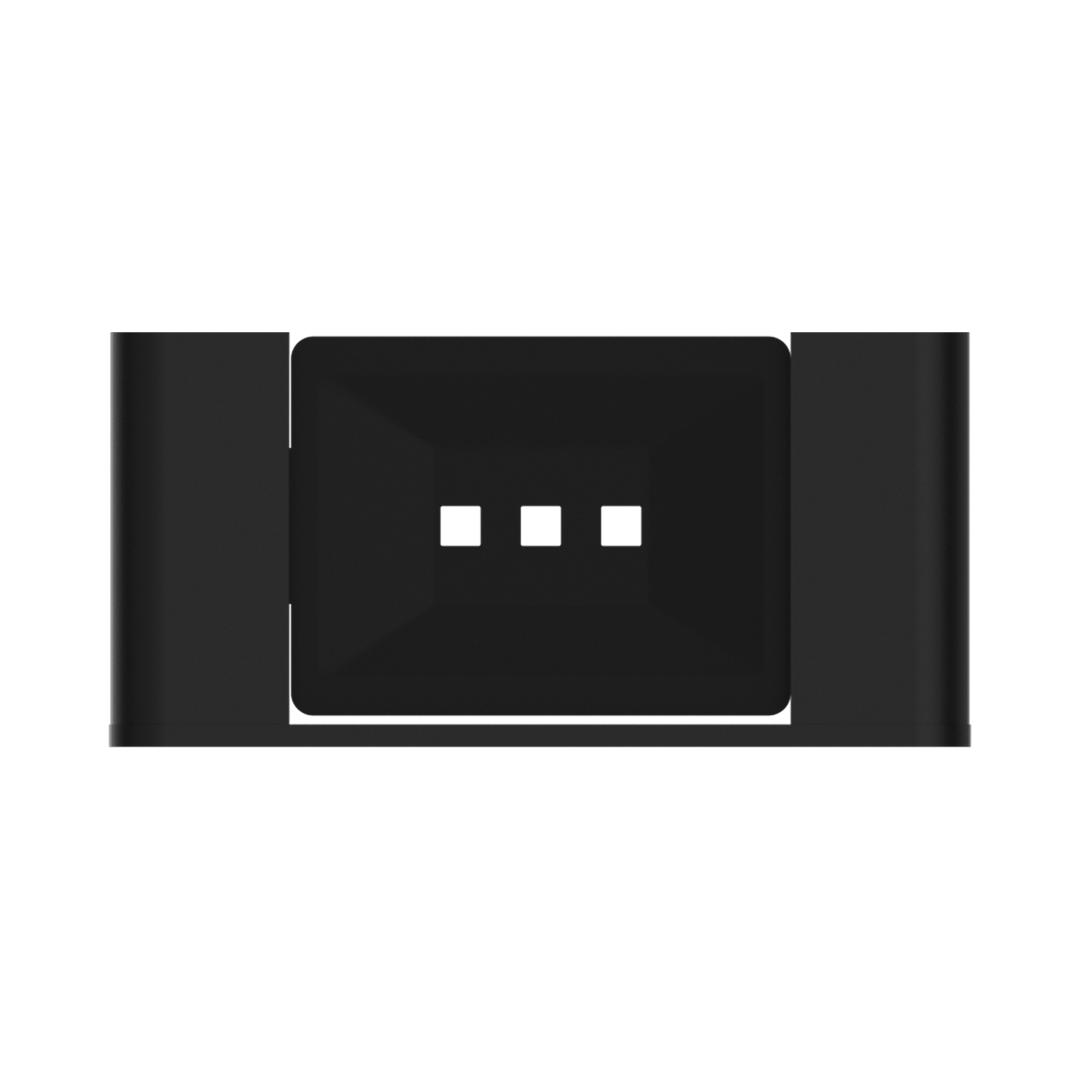 Nero Bianca Soap Dish Holder Matte Black
