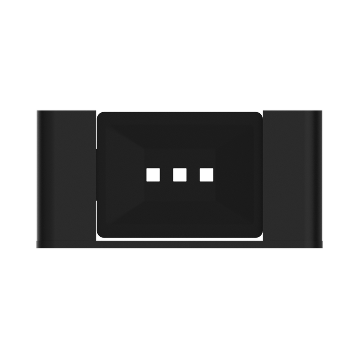 Nero Bianca Soap Dish Holder Matte Black