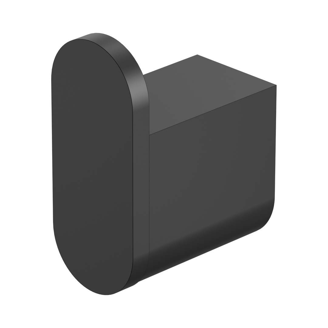 Nero Bianca Robe Hook CP Matte Black