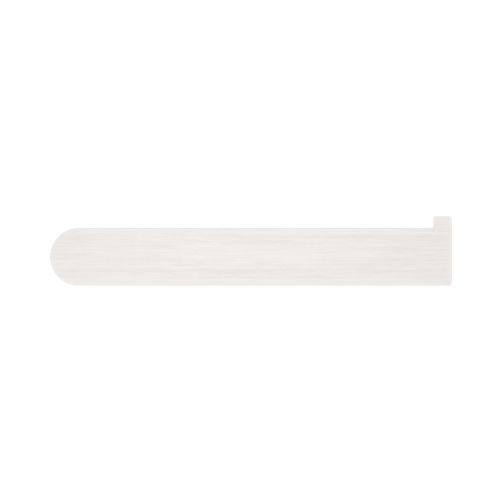 Nero Bianca Toilet Roll Holder Brushed Nickel
