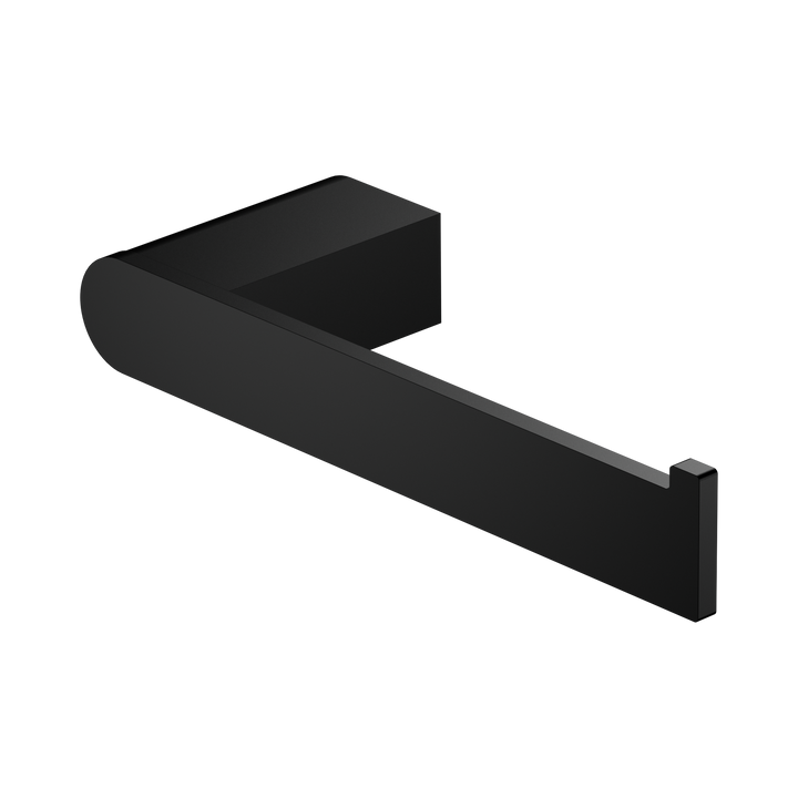 Nero Bianca Toilet Roll Holder Matte Black