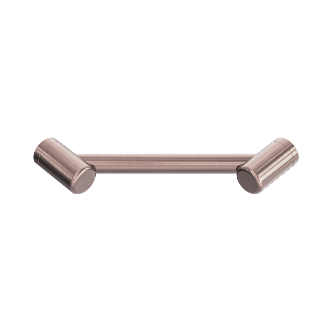 Nero Mecca Care 25mm Footrest Corner Grab Rail 215mm Brushed Bronze