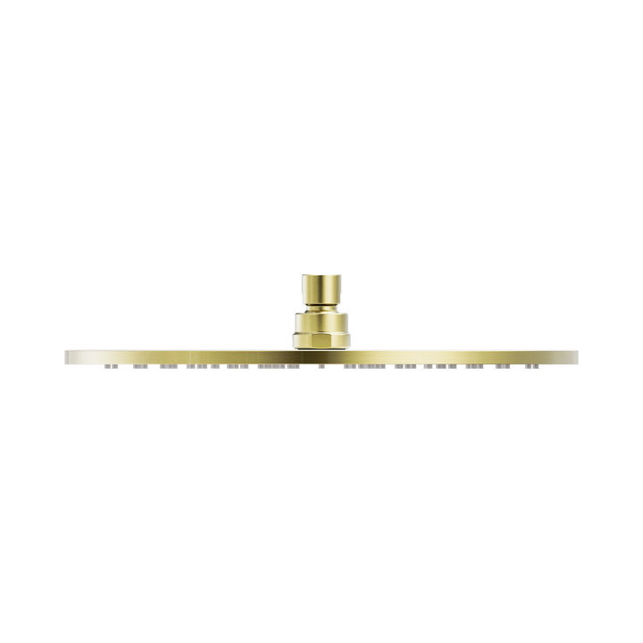 Nero 300mm Round Shower Head Brushed Gold