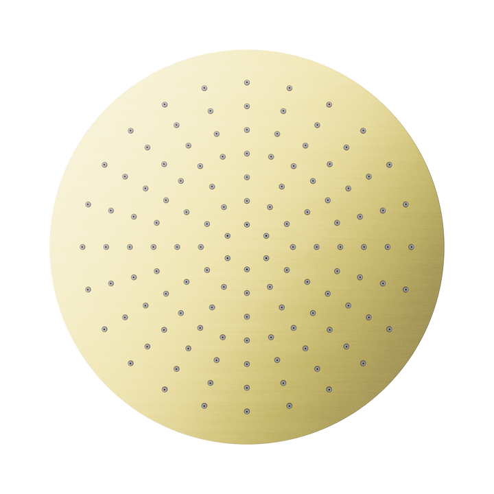 Nero 300mm Round Shower Head Brushed Gold