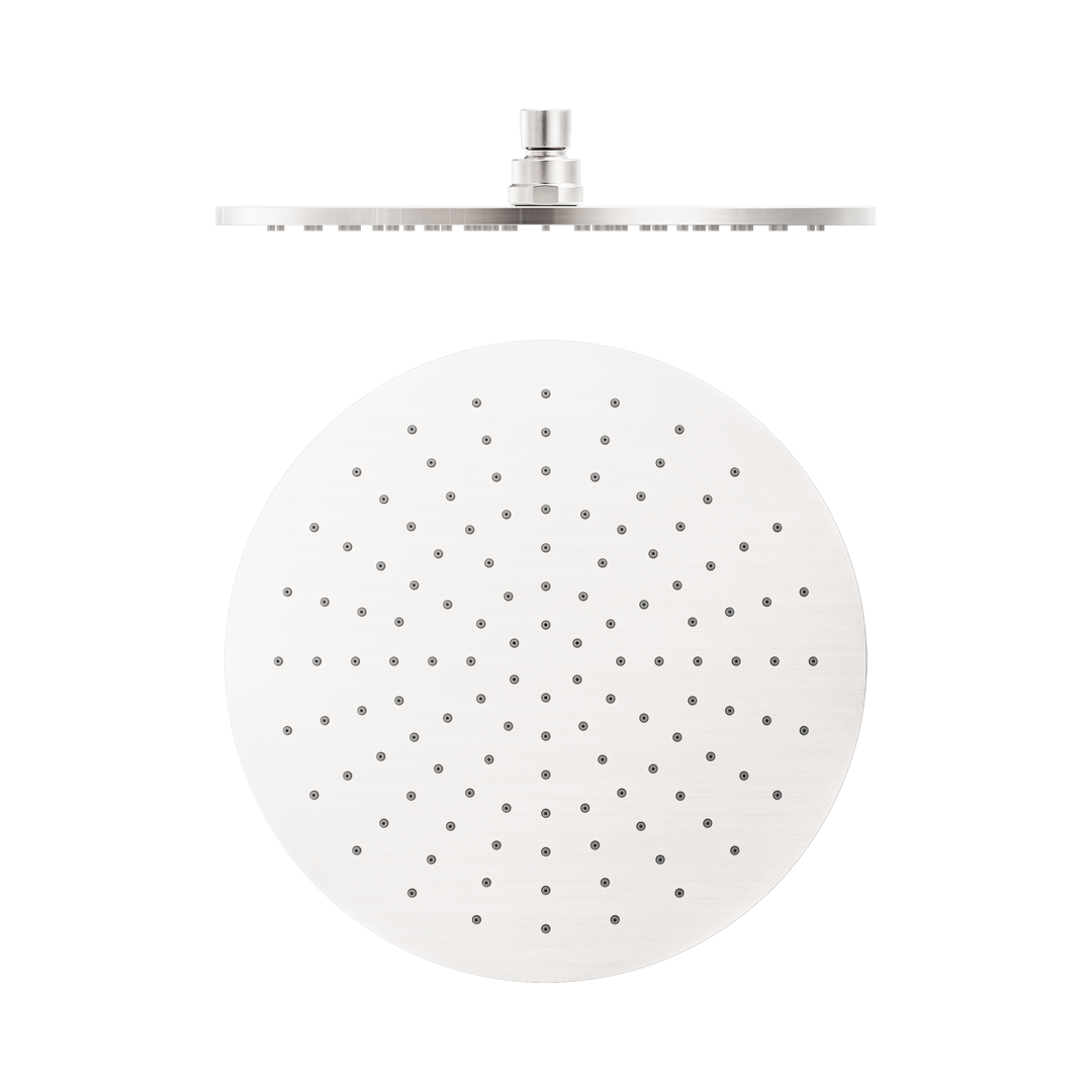 Nero 300mm Round Shower Head Brushed Nickel