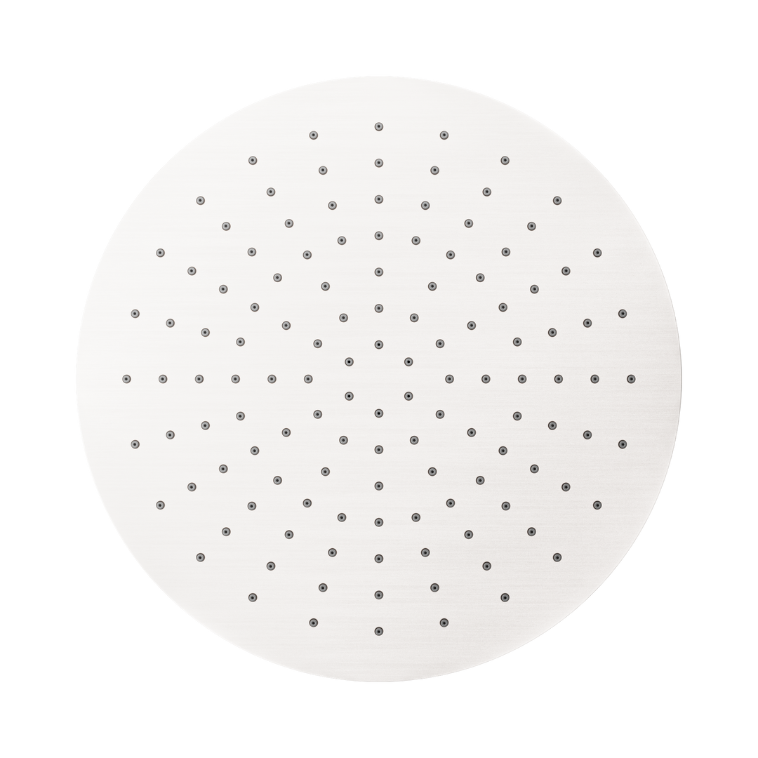 Nero 300mm Round Shower Head Brushed Nickel