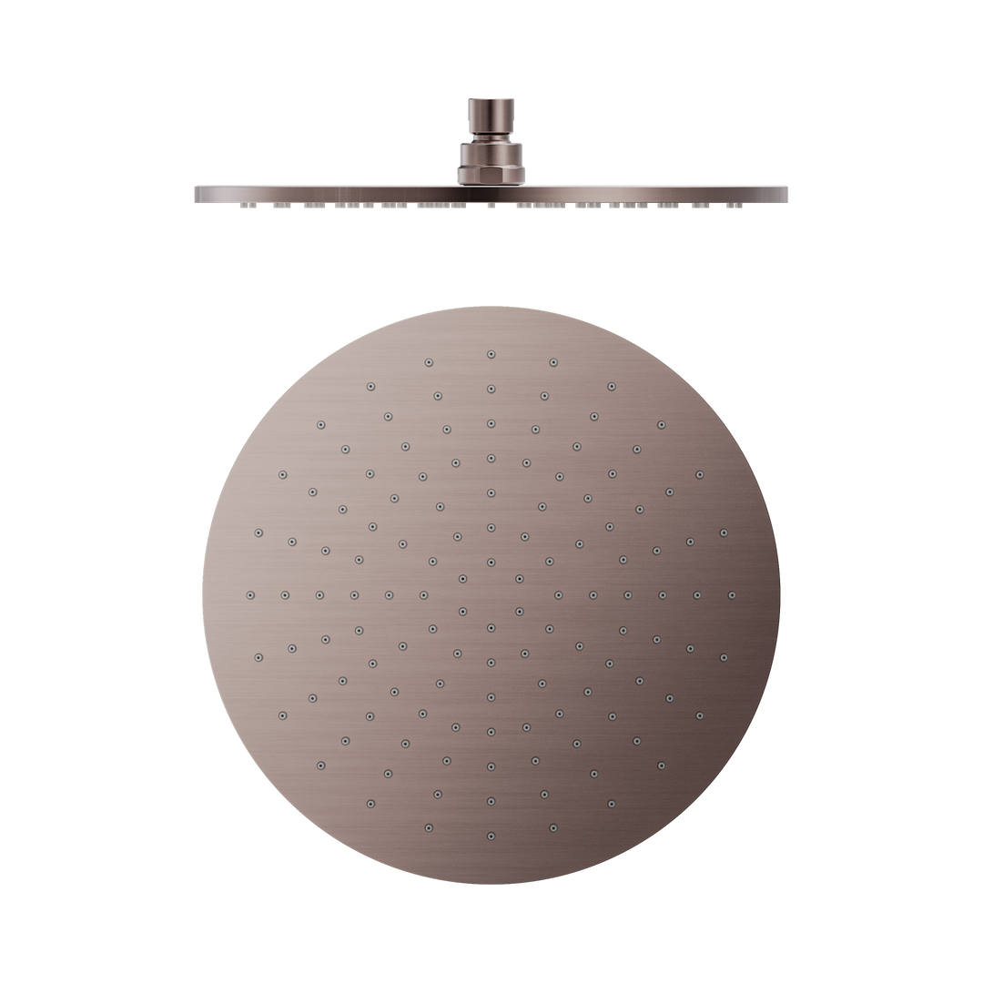 Nero 300mm Round Shower Head Brushed Bronze