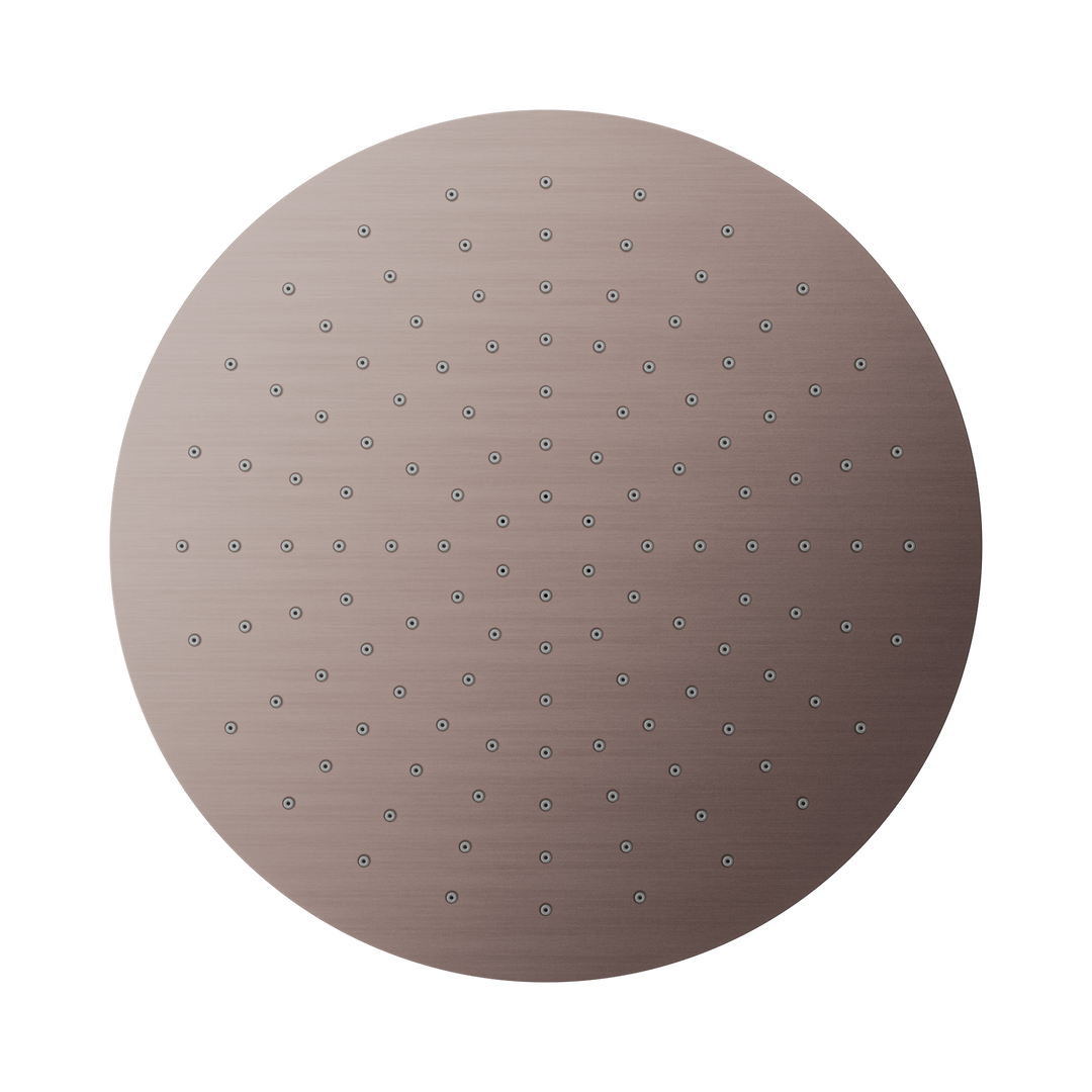 Nero 300mm Round Shower Head Brushed Bronze