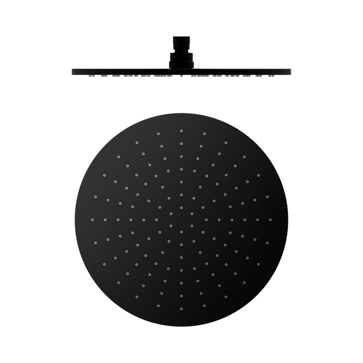 Nero 300mm Round Shower Head Matte Black