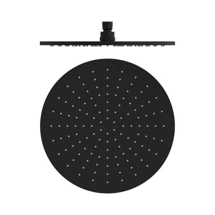 Nero 300mm Round Shower Head Matte Black