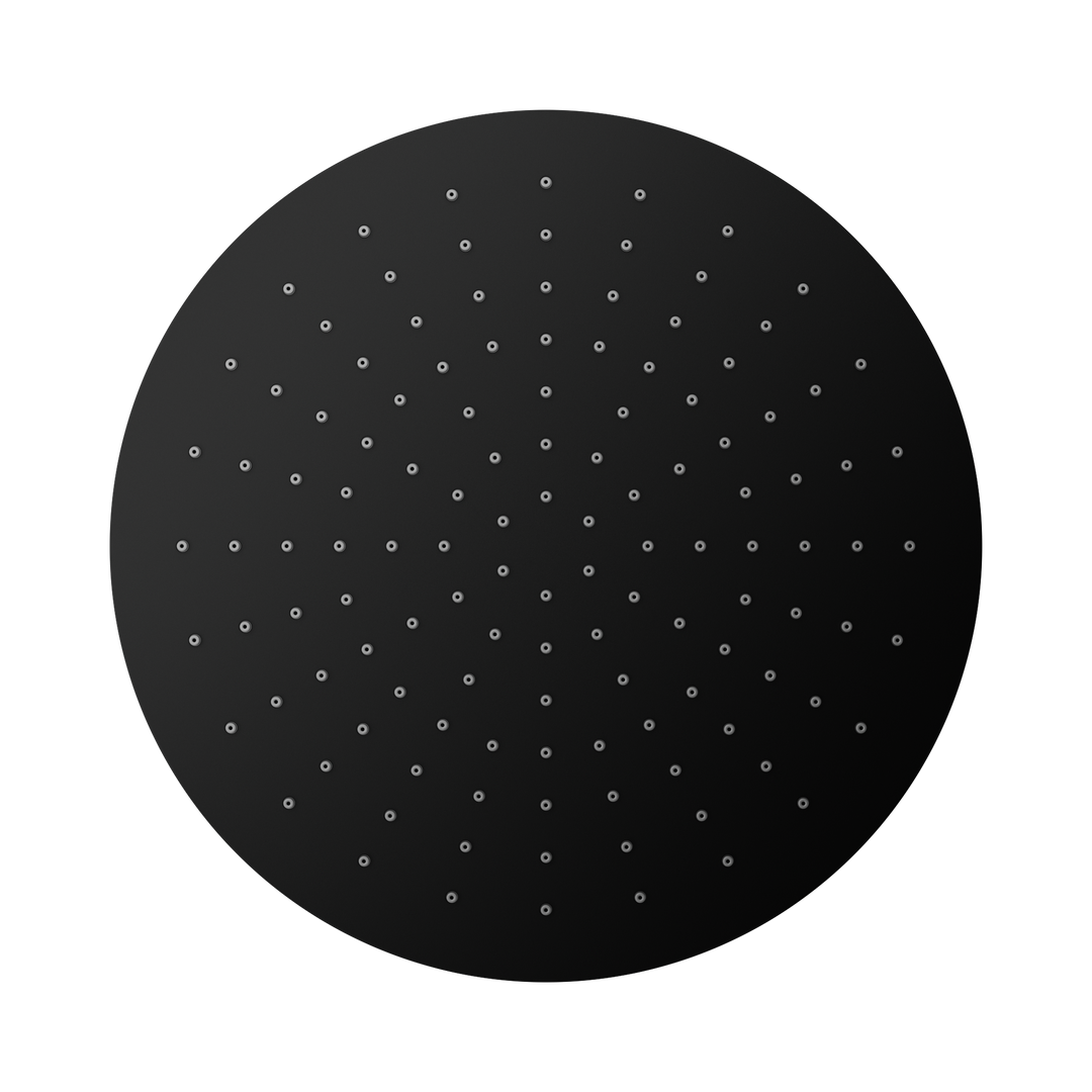 Nero 300mm Round Shower Head Matte Black