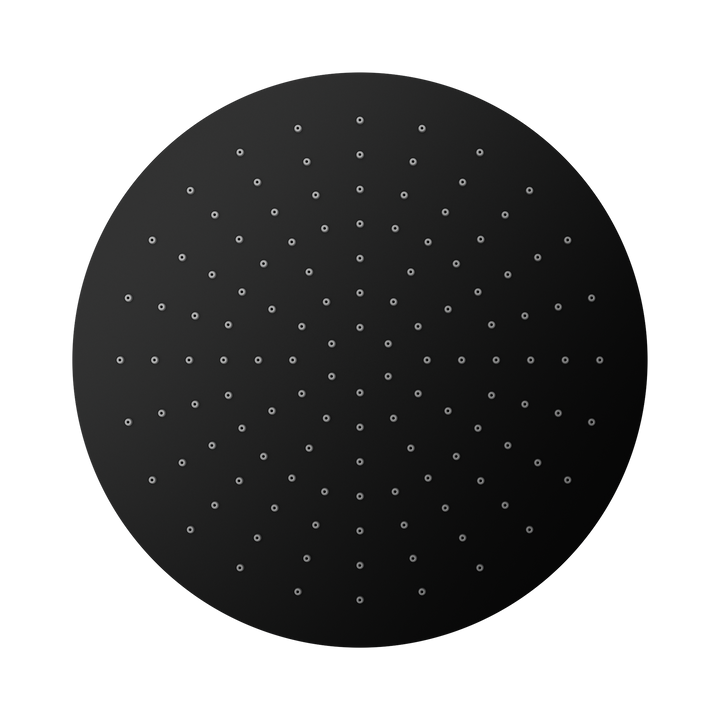 Nero 300mm Round Shower Head Matte Black