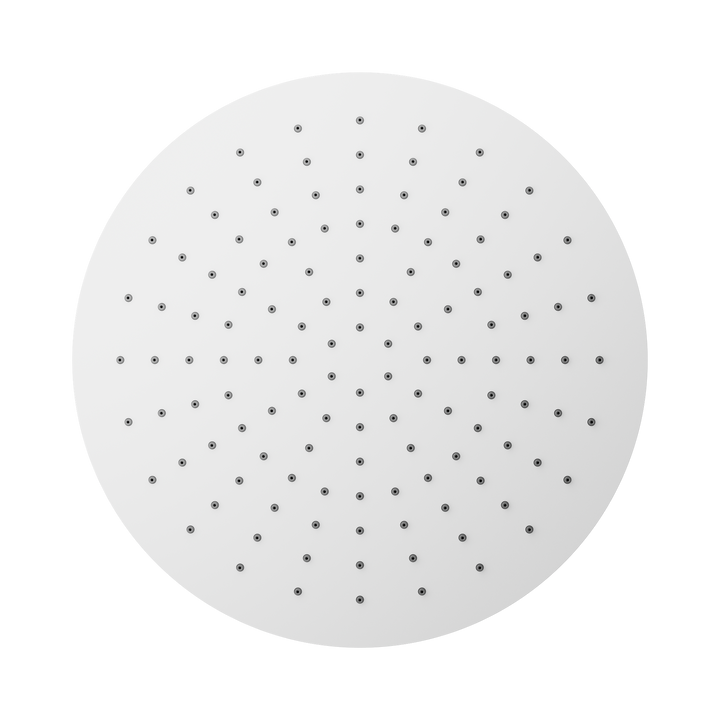 Nero 300mm Round Shower Head Matte White
