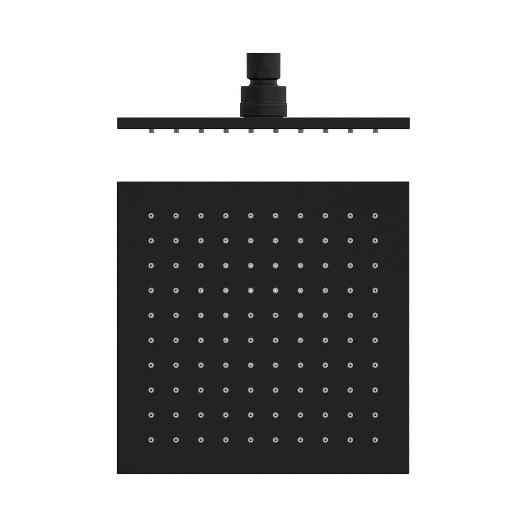 Nero 200mm Square Shower Head CP Matte Black