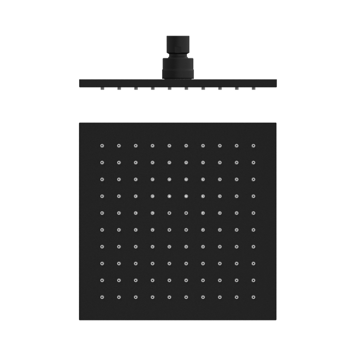 Nero 200mm Square Shower Head CP Matte Black