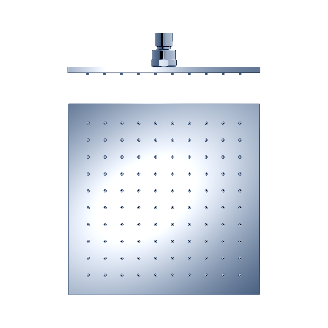 Nero 250mm Square Shower Head Chrome