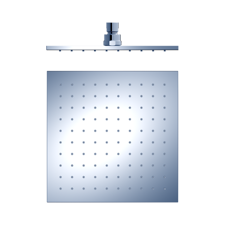 Nero 250mm Square Shower Head Chrome
