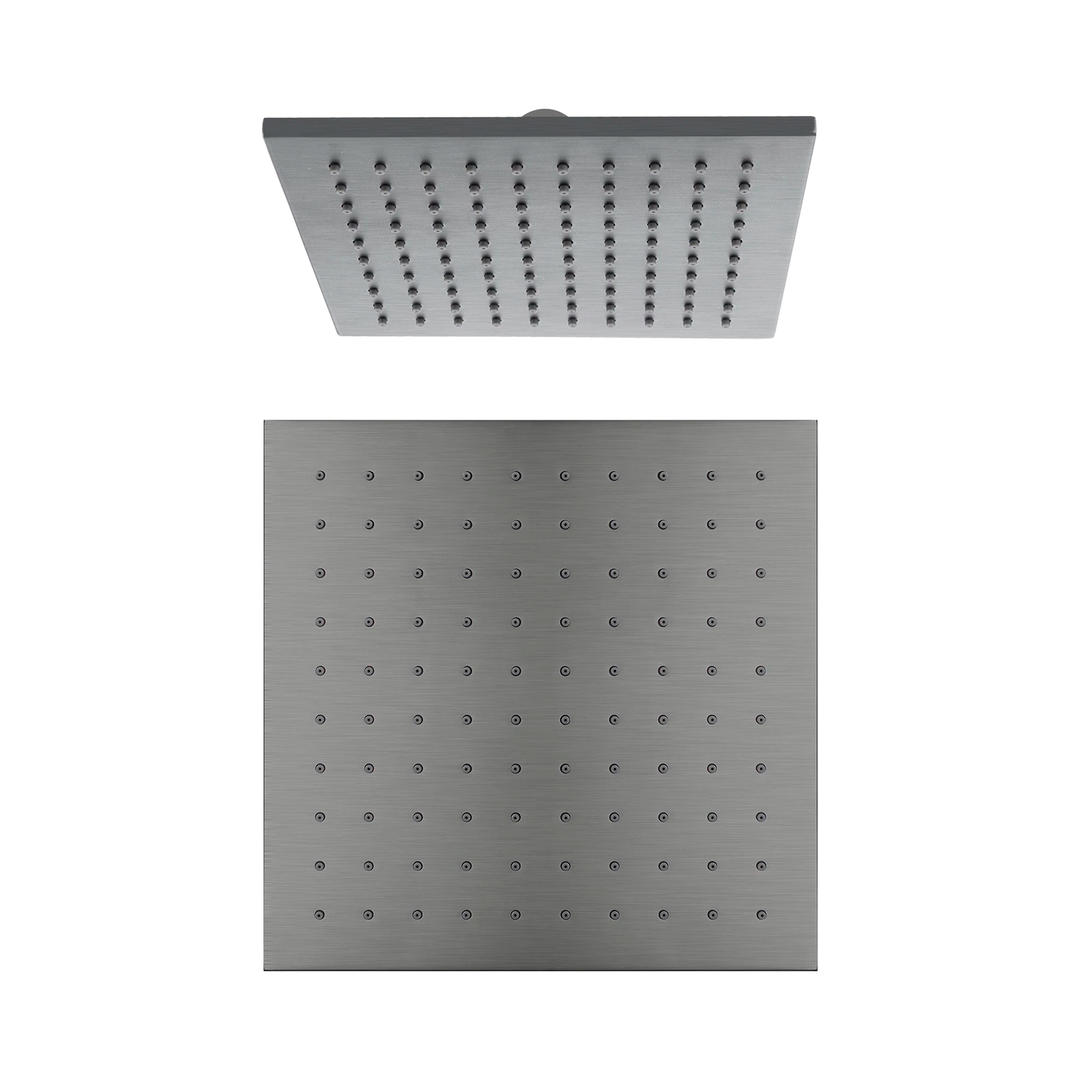 Nero 250mm Square Shower Head Gun Metal