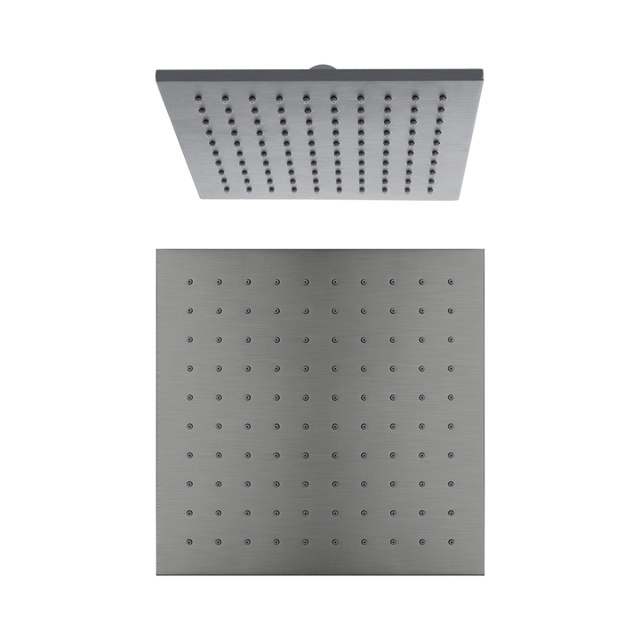 Nero 250mm Square Shower Head Gun Metal