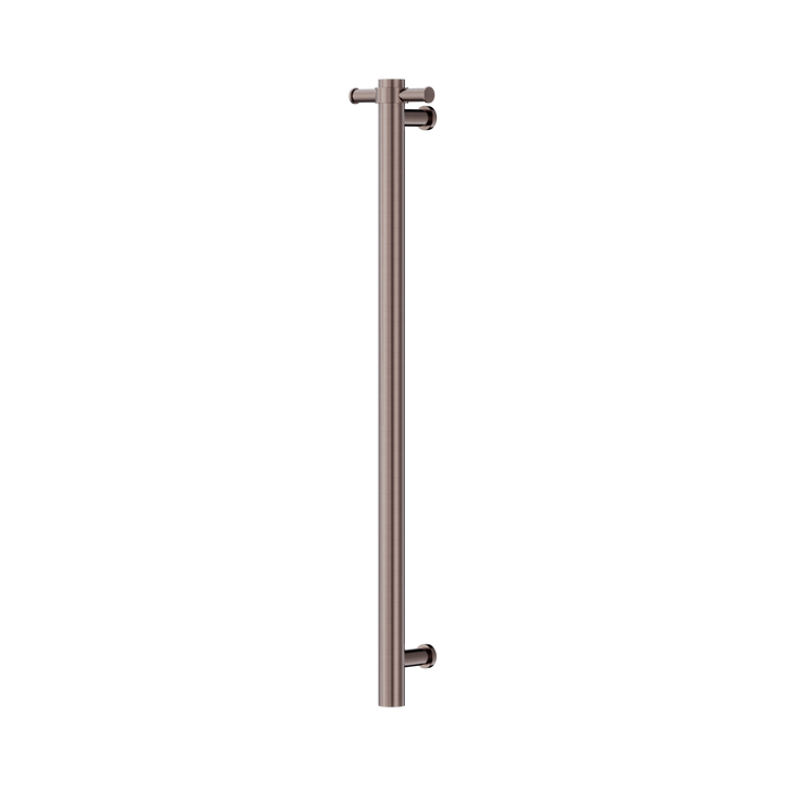 Nero Non-Heated Vertical Towel Rail 900mm Brushed Bronze