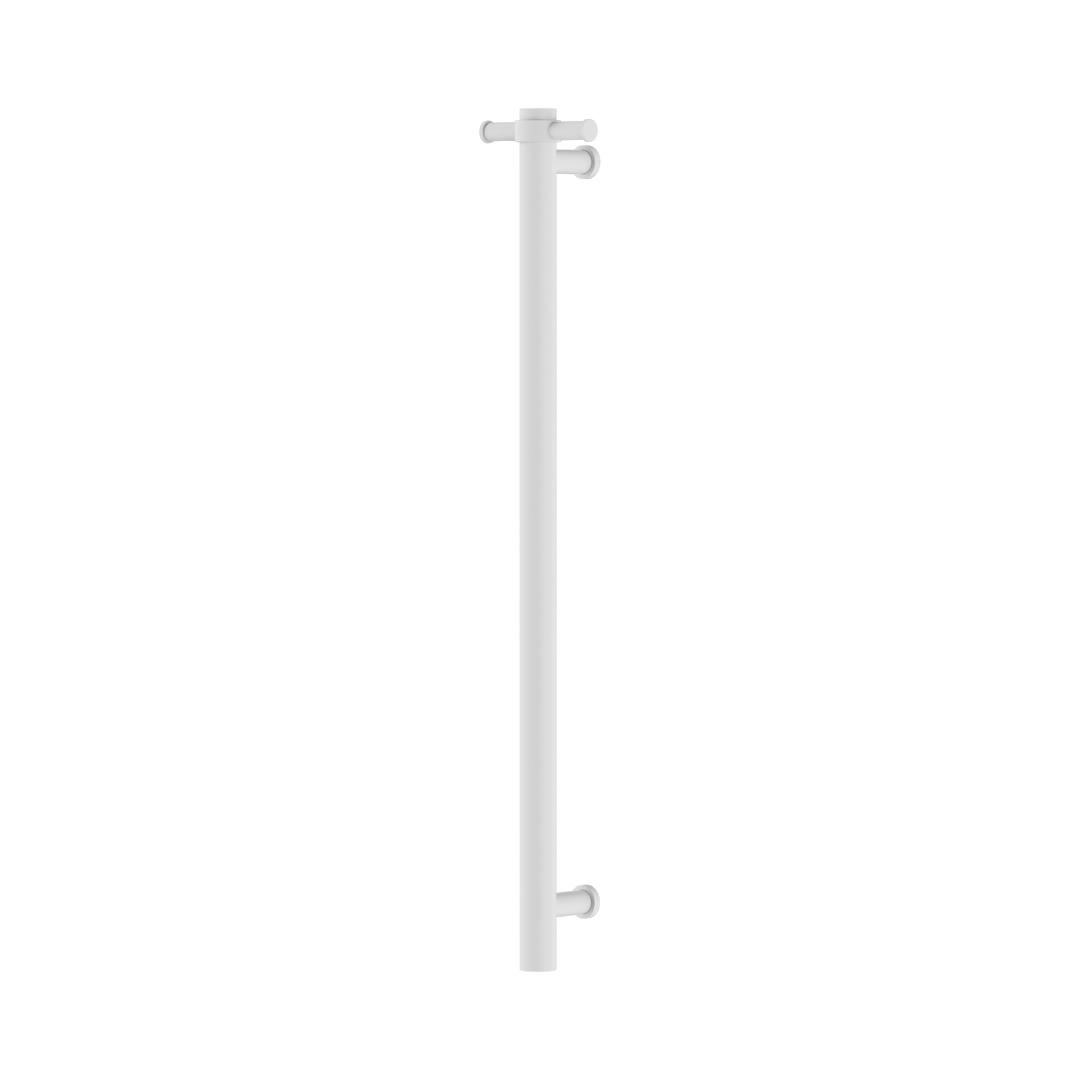 Nero Non-Heated Vertical Towel Rail 900mm Matte White