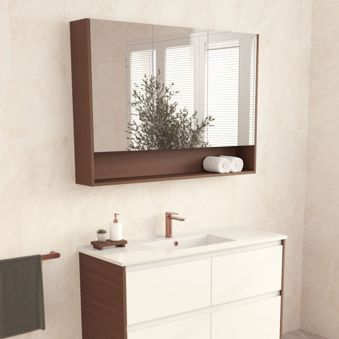 Fienza Mirror Cabinet with Display Shelf image 25
