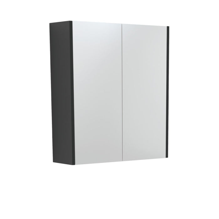 Fienza Mirror Cabinet with Side Panels 600mm / Satin Black