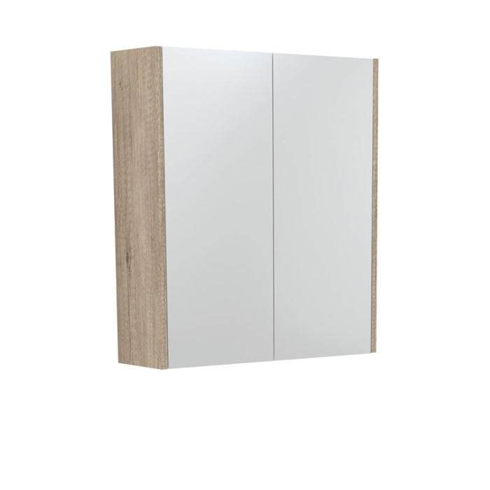 Fienza Mirror Cabinet with Side Panels 600mm / Scandi Oak