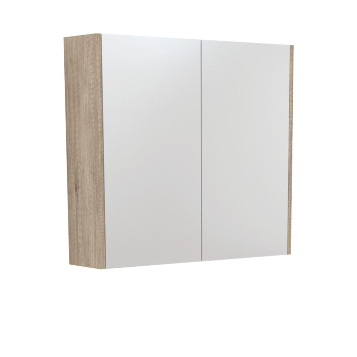Fienza Mirror Cabinet with Side Panels 750mm / Scandi Oak