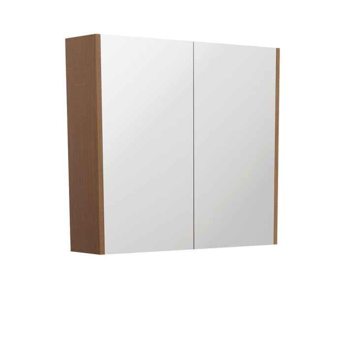 Fienza Mirror Cabinet with Side Panels 750mm / Walnut