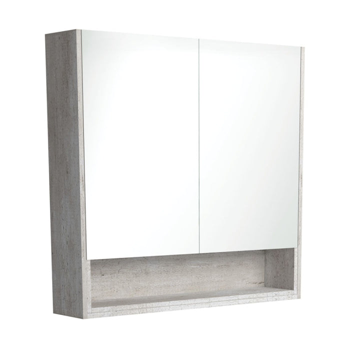 Fienza Mirror Cabinet with Display Shelf 900mm / Industrial